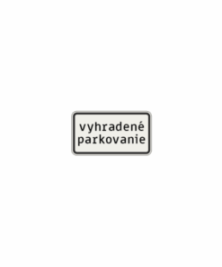 Vyhradené parkovanie - 531