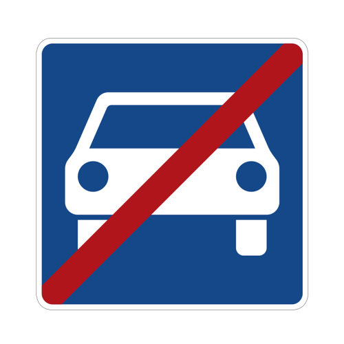 Koniec cesty pre motorové vozidlá - 312