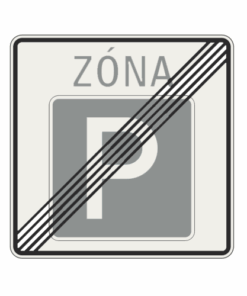 Koniec parkovacej zóny - 278