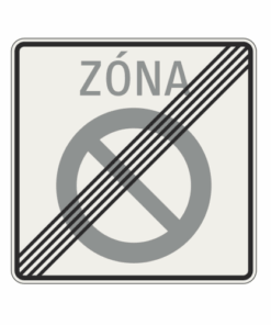 Koniec zóny zákazu státia - 276