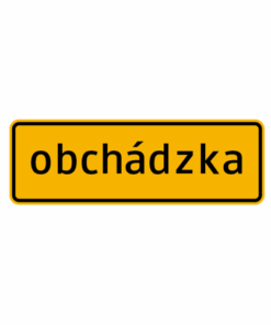 Ohlasovacia tabuľa obchádzky - 393