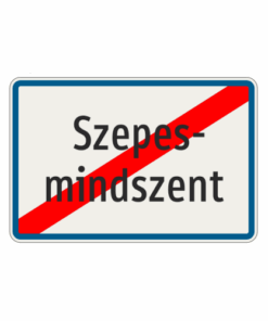 Označenie konca obce v jazyku národnostnej menšiny - 308