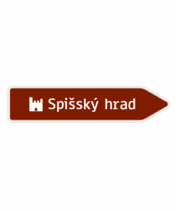 Šípový smerník k turistickému cieľu - 367